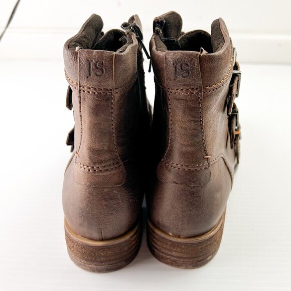 Josef Seibel Sienna 34 Ankle Booties Womens Size 40 Washed Taupe Brown - Picture 11 of 15